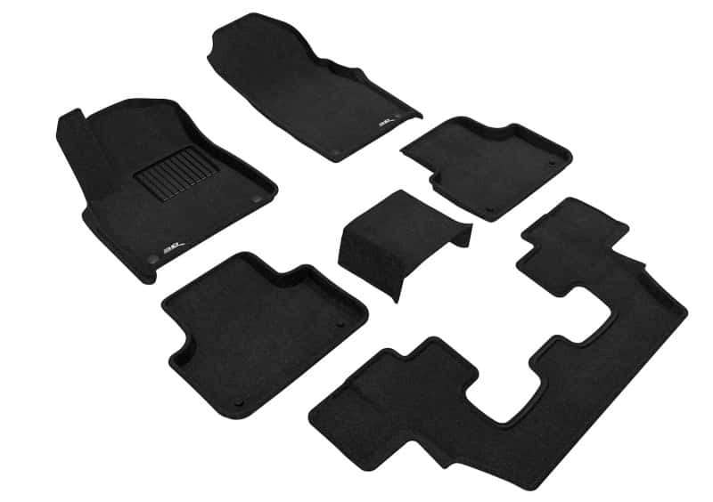 3D MAXpider — 3D MAXpider 17-24 Audi Q7 (4M) / Sq7 (4M) 20-24 / Q8 19-24 / Sq8/Rs Q8 20-24 Elegant Black R1 R2 R3
Floor Mat Set - view 1