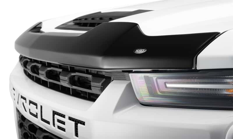 Husky Liners — Husky Liners 22-24 Chevrolet Silverado 1500 (Excl. ZR2/LT TB/C TB) Aeroskin Hood Protector - Smoke
Hood Shields - view 2