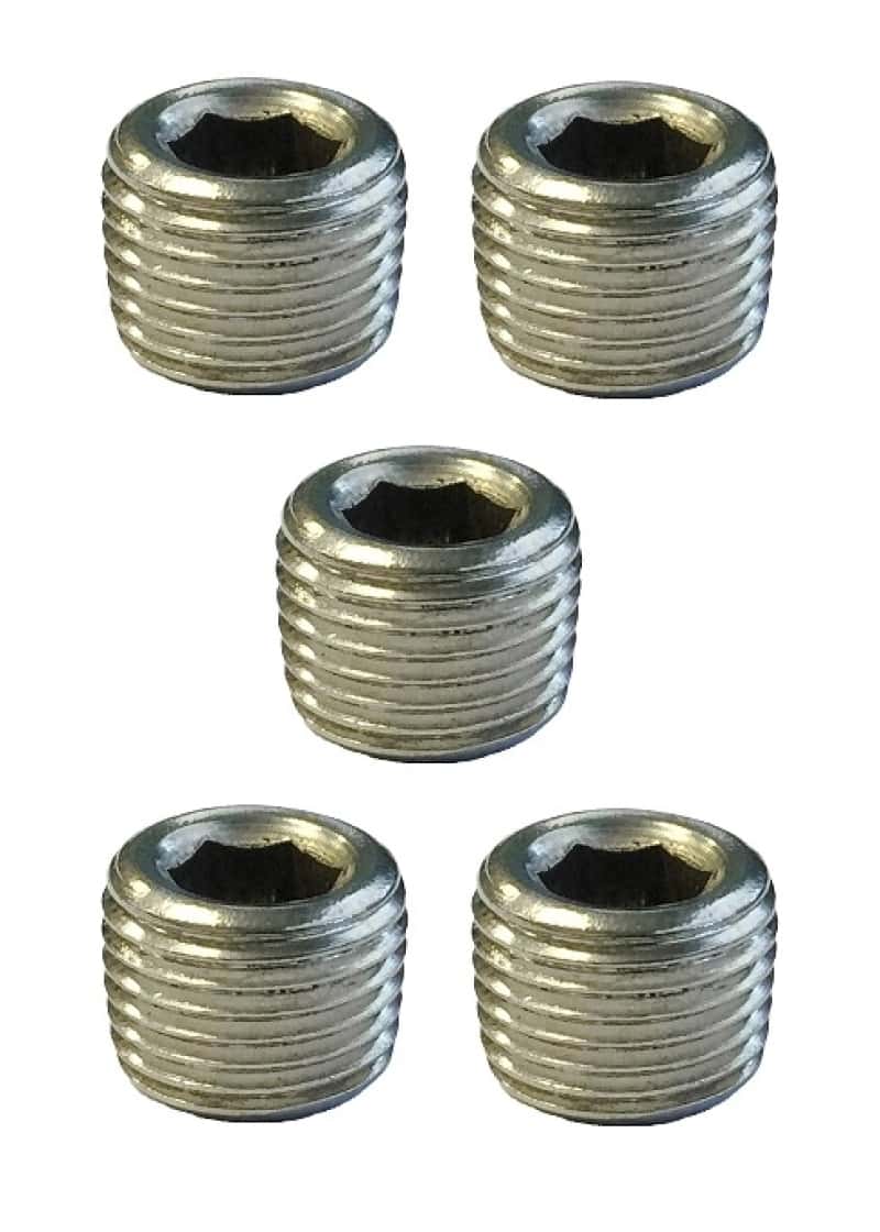 Torque Solution — Torque Solution Stainless Steel 1/8 in NPT Plug: Universal 5 Pack - view 1