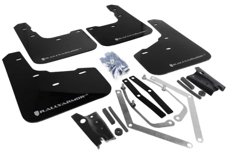 Rally Armor — Rally Armor 13-19 Ford Fiesta ST Black UR Mud Flap w/Silver Logo
Mud Flap - view 1