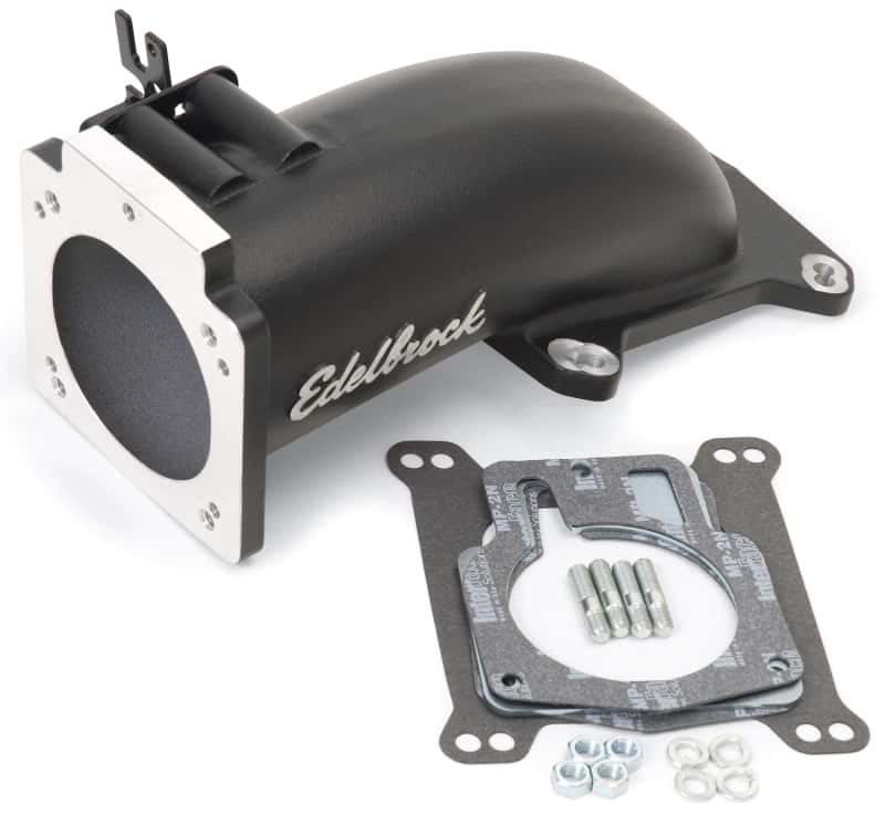 Edelbrock — Edelbrock Ultra Low Profile Intake Elbow 90mm Throttle Body to Square-Bore Flange Black Finish
FUEL INJECTION COMPO - view 2