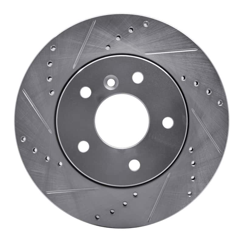 R1 Concepts — R1 99-04 Land Rover Discovery Front Left Drilled & Slotted Silver Brake Rotor
R1 Brake Rotor Drill - view 1