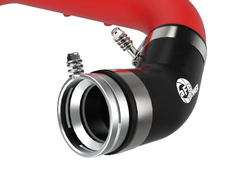 aFe — aFe BladeRunner Red 2-3/4in Aluminum Charge Pipe 2021 Toyota Supra GR (A90) I4-2.0L (t) B48
Hot Charge Pipe - view 6