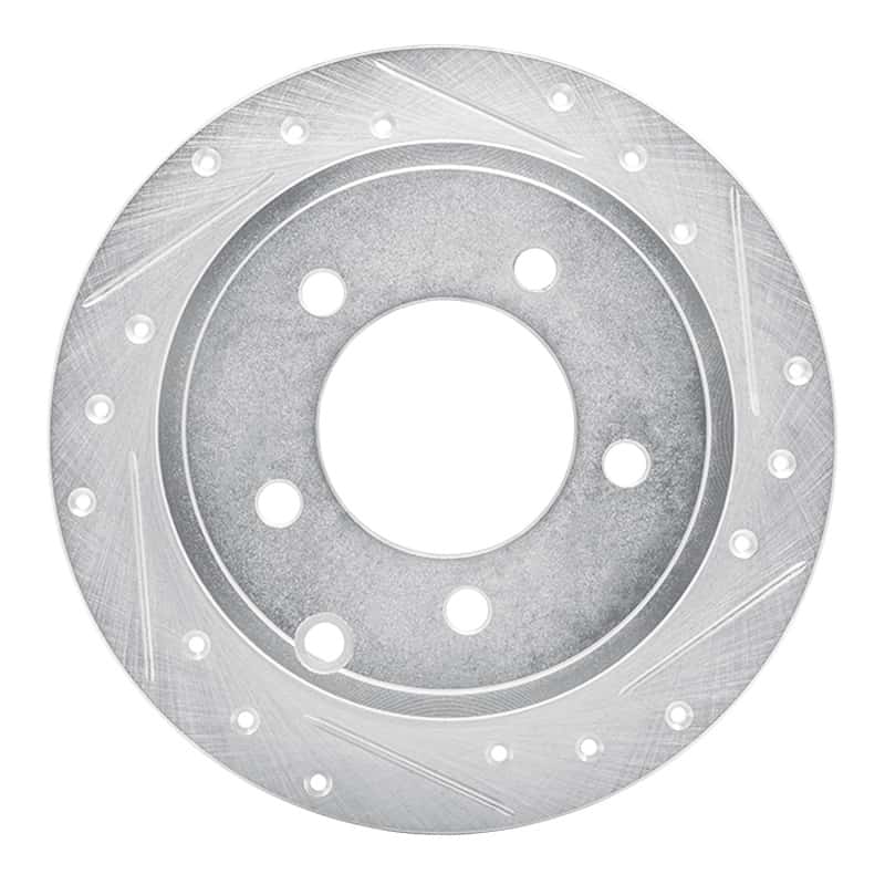 R1 Concepts — R1 07-17 Chrysler 200 Rear Right Drilled & Slotted Silver Brake Rotor
R1 Brake Rotor Drill - view 1