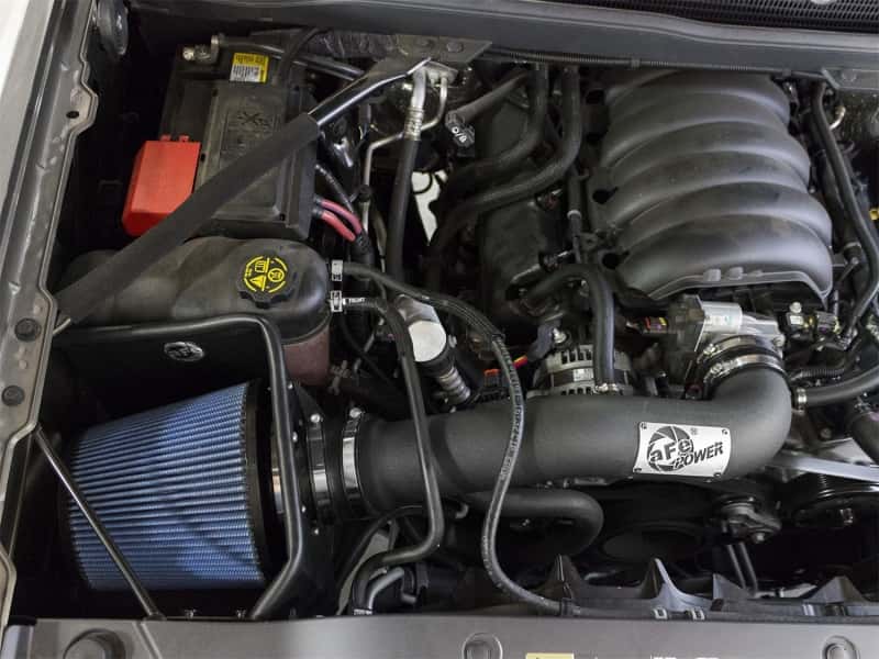 aFe — aFe MagnumFORCE Stage-2 PRO 5R CAI 14-17 GM Silverado/Sierra 1500 5.3L/6.2L w/Electric Fan
Magnum FORCE Intake - view 6