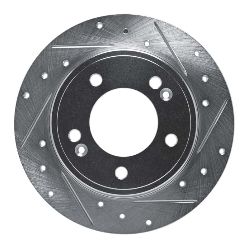 R1 Concepts — R1 11-25 Hyundai Elantra Coupe Rear Right Drilled & Slotted Silver Brake Rotor
R1 Brake Rotor Drill - view 1