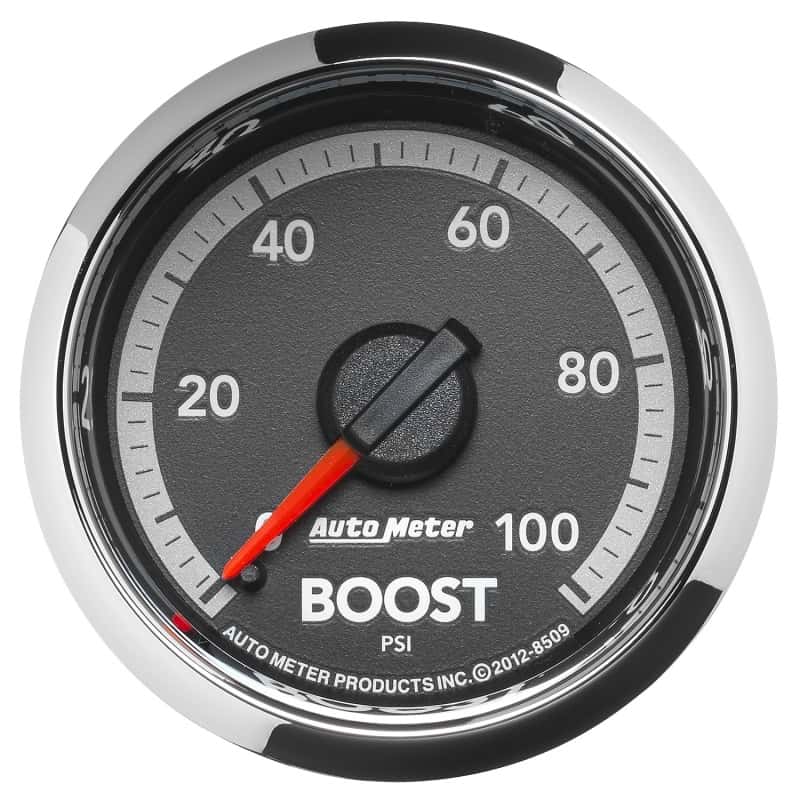 AutoMeter — Autometer Gen4 Dodge Factory Match 52.4mm Mechanical 0-100 PSI Boost Gauge
2-1/16" BOOST, 0-100 - view 1