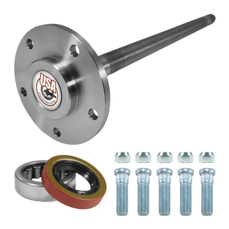 Yukon Gear & Axle — Yukon Gear & Axle 65-79 GM Pass Axle Shaft Repl.Rear Axl Kit 8.2in/8.5in Diff 28 Spline 29-1/2in Lng
GM 8.2/8.5 Rear Kit - view 1
