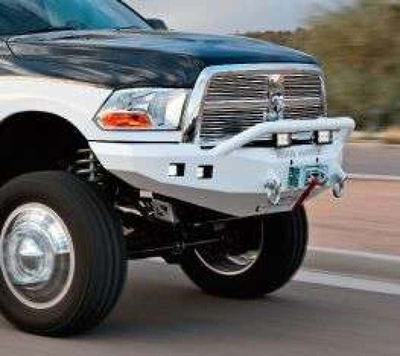 Road Armor — Road Armor 10-18 Ram 2500 Stealth Front Winch Bumper w/Pre-Runner Guard - Tex Blk - view 2