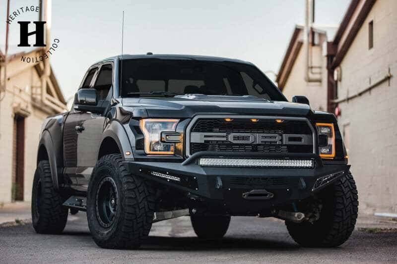 Addictive Desert Designs — Addictive Desert Designs 17-18 Ford F-150 Raptor HoneyBadger Front Bumper w/ Winch Mount
Bumper- Front
Bumpers - view 3
