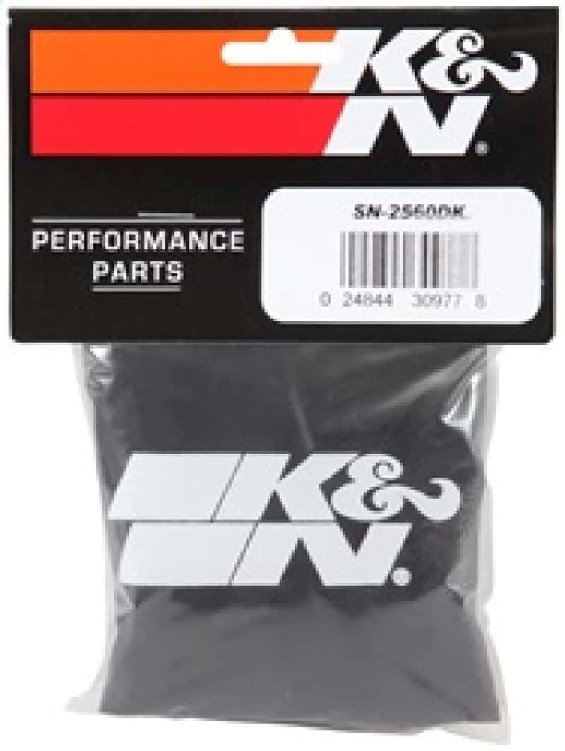 K&N Engineering — K&N Filter Wrap Drycharger Oval Tapered Black - 3.25in Base I/S Width x 2.5in Top I/S Width x 7in H - view 7