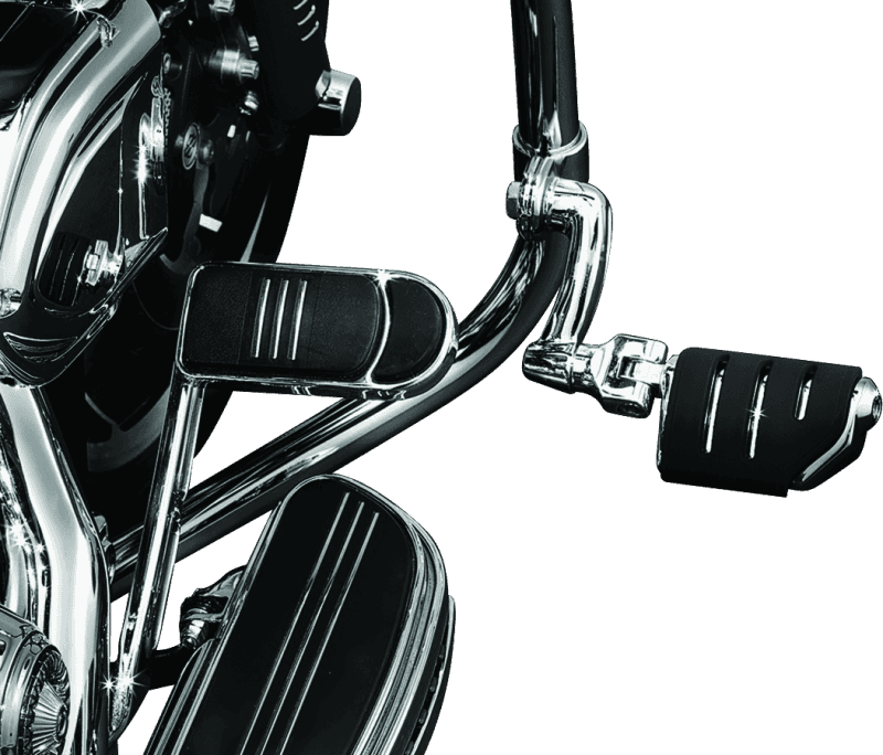 Kuryakyn — Kuryakyn Longhorn Trident Dually Offset Highway Pegs 1-1/4 in Clamp Chrome - view 2