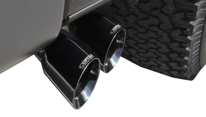 CORSA Performance — Corsa 2011-2014 Ford F-150 Raptor 6.2L V8 145in Wheelbase Black Xtreme Cat-Back Exhaust
Exhaust - view 6