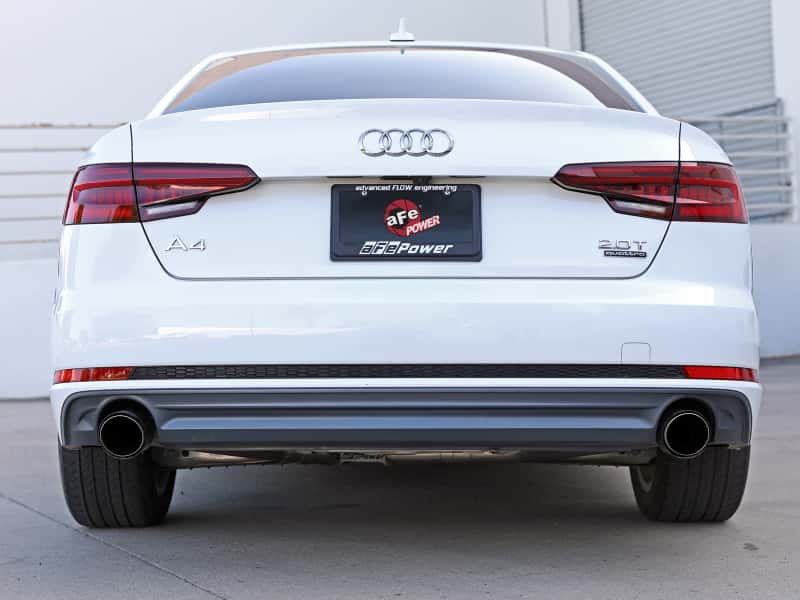 aFe — aFe MACHForce XP 3in-2.5in SS Exhaust Axle-Back 17-19 Audi A4 (B9) L4-2.0L (t) - Polished
Axle-Back Exhaust - view 7