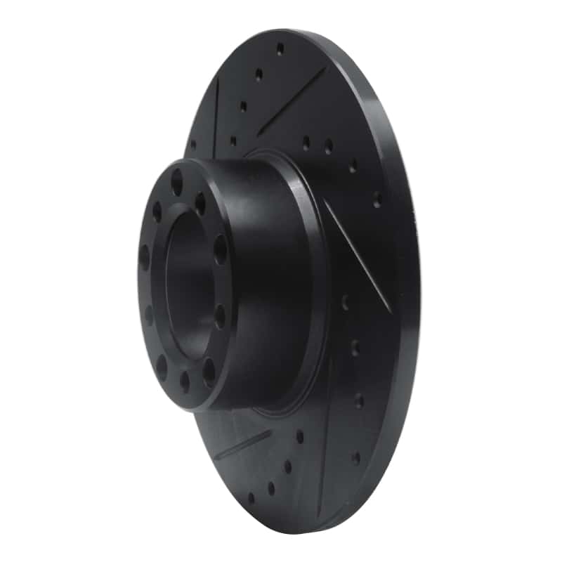R1 Concepts — R1 73-85 Mercedes-Benz 230 Front Left Drilled & Slotted Black Brake Rotor
R1 Brake Rotor Drill - view 2