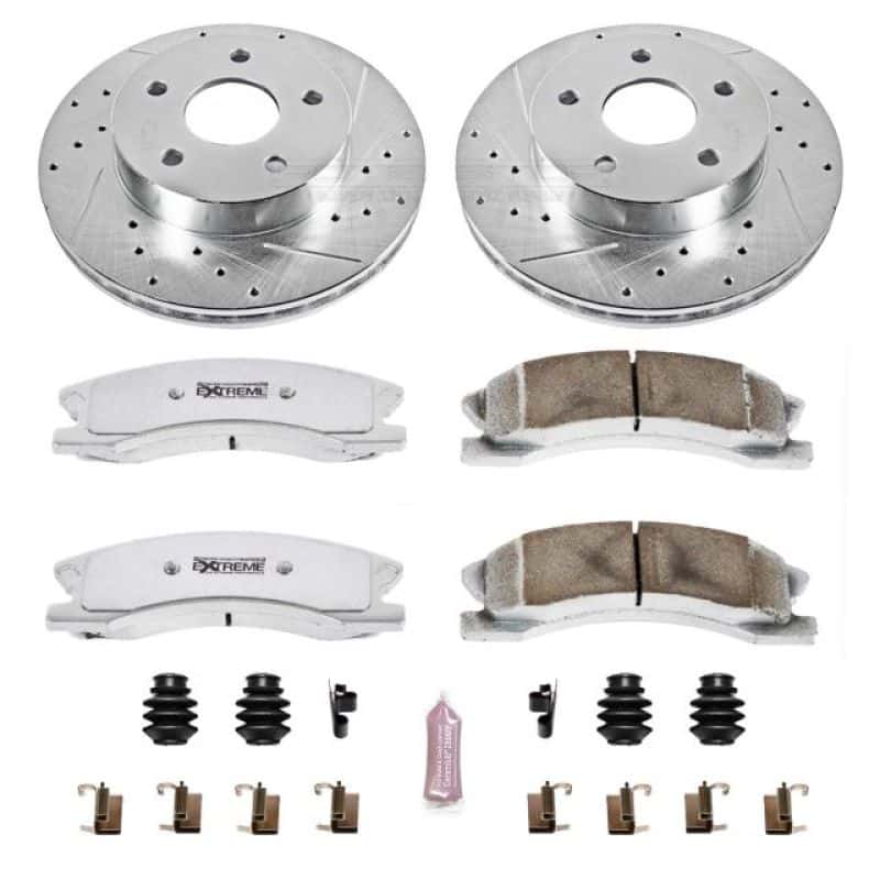 PowerStop — Power Stop 99-04 Jeep Grand Cherokee Front Z26 Street Warrior Brake Kit - view 1