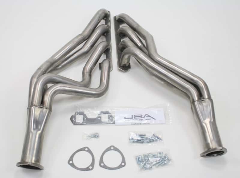 JBA — JBA 65-73 Ford Mustang 260-302 SBF 4 Speed C4/C6/AOD 1-3/4in Primary Raw 409SS Long Tube Header
Long Tube Header - view 1