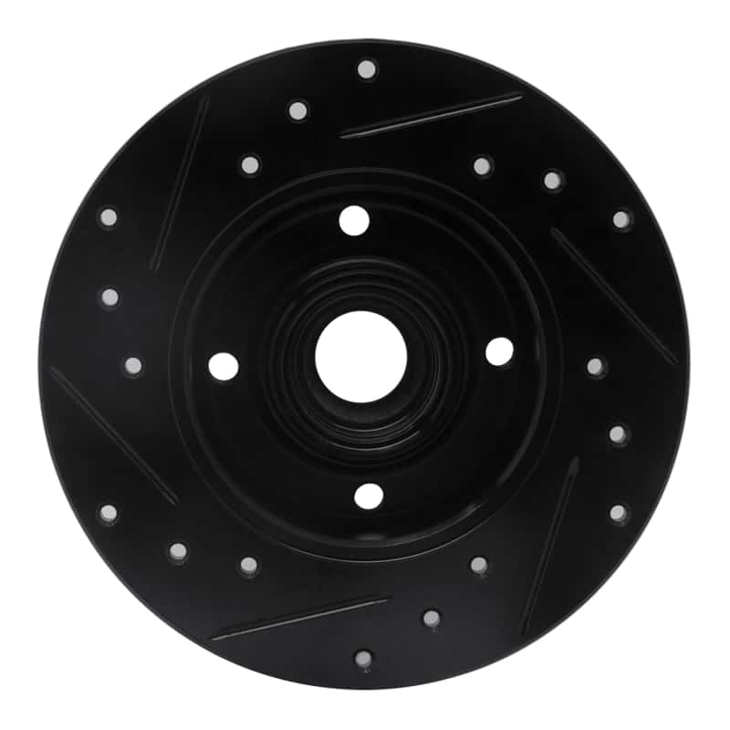 R1 Concepts — R1 85-02 Volkswagen Golf Rear Right Drilled & Slotted Black Brake Rotor
R1 Brake Rotor Drill - view 5
