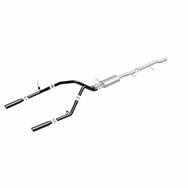 Magnaflow — MagnaFlow SYS Cat-Back 3.5in Black Dual Split Rear Tips 10-13 Chevy Silverado / GMC Sierra 5.3L
Cat-Back - view 4