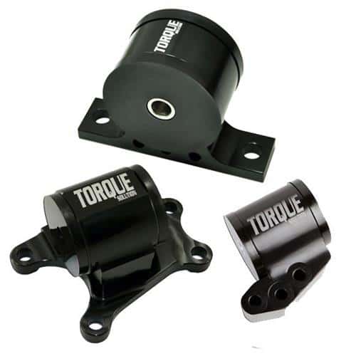 Torque Solution — Torque Solution Billet Aluminum 3 piece Engine Mount Kit: Mitsubishi Evolution VII-IX 2001-2006 - view 2
