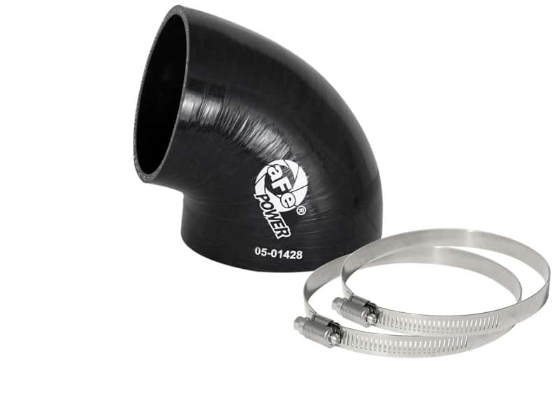 aFe — aFe Magnum FORCE CAI Univ. Silicone (3.5in to 3in ID / 75 Deg.) Elbow Reducing Coupler - Black
Intake Coupling Kit - view 1