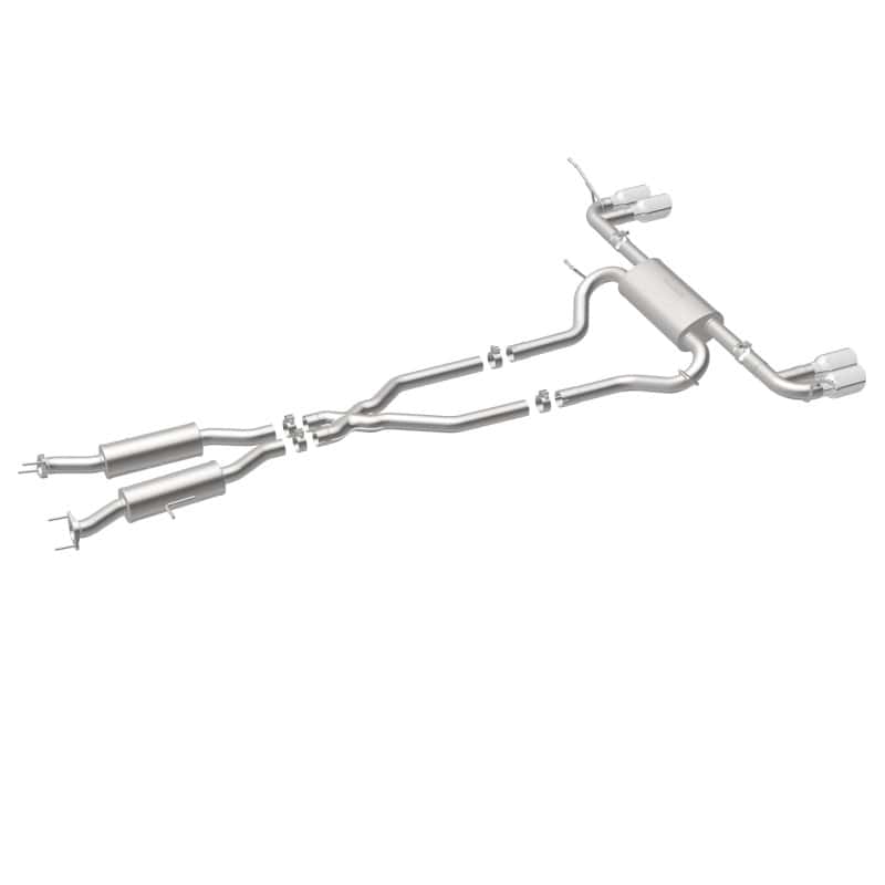 Magnaflow — MagnaFlow Cat Back, SS, 2.5in, Quad Split Polish 4in tip 14-15 Jeep Grand Cherokee 3.6L/5.7L V6/V8
Cat-Back - view 16
