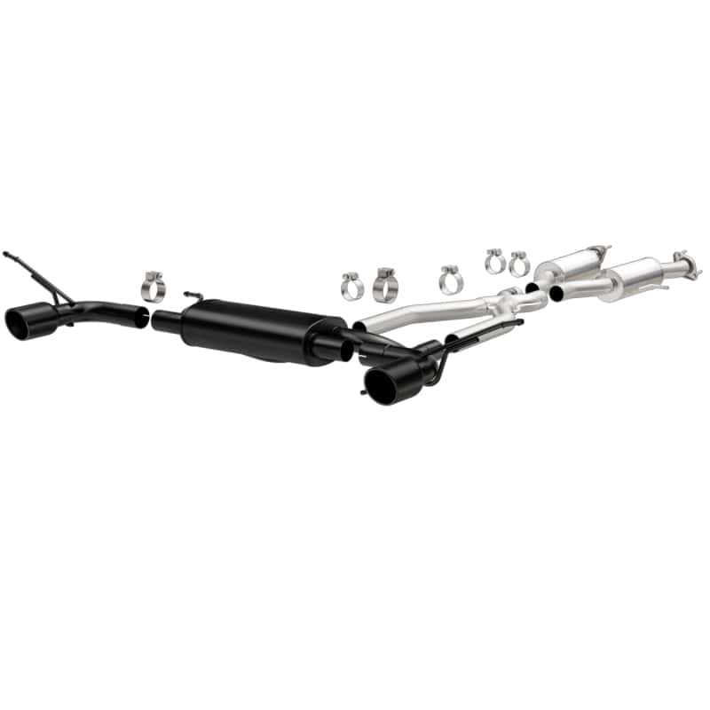 Magnaflow — MagnaFlow Cat-Back SS 2.5in Dual Split Rear 4in Black Tip 11-16 Jeep Grand Cherokee 5.7L V8/3.6L V6
Cat-Back - view 1