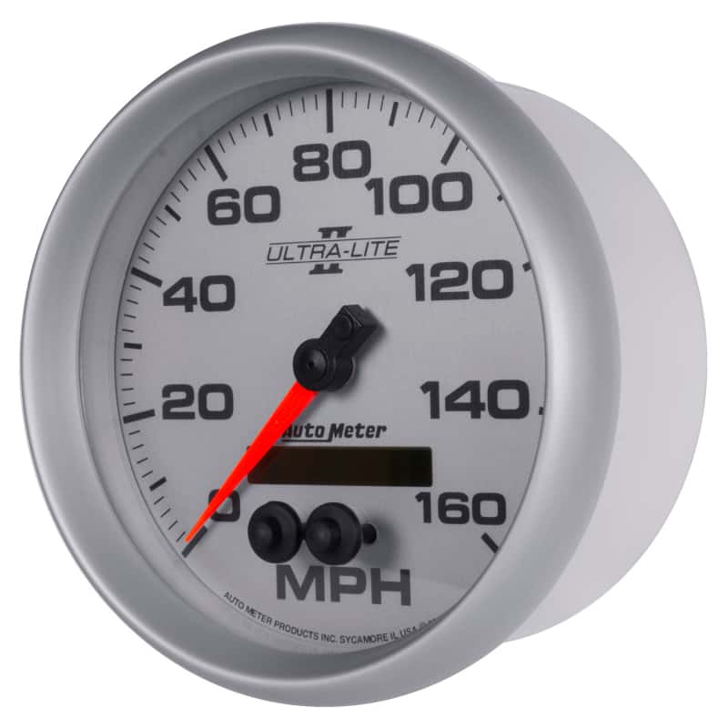AutoMeter — Autometer Ultra-Lite II 5in 0-140MPH In-Dash Electronic GPS Programmable Speedometer
5" SPEEDO, 160 MPH, - view 8