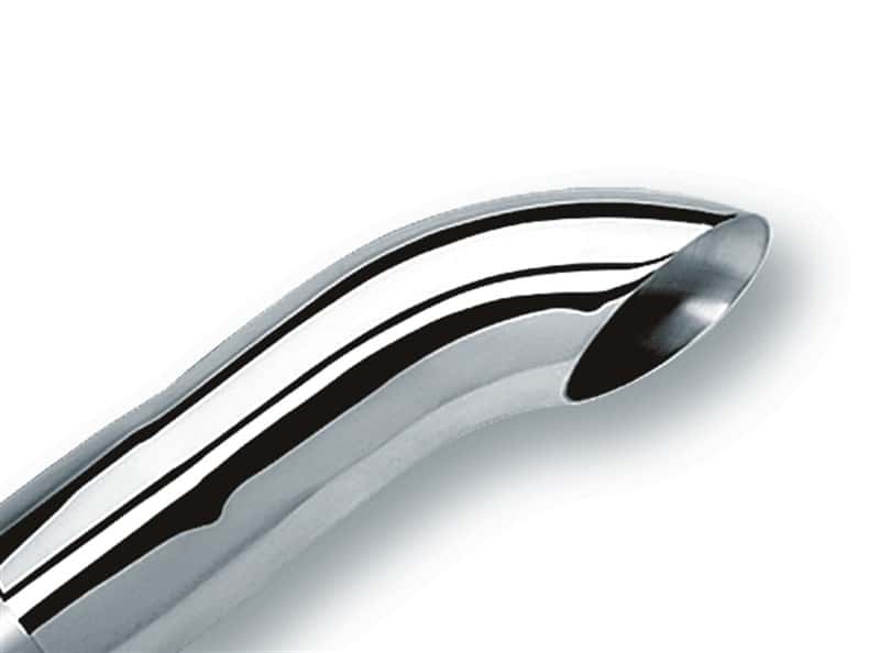 Borla — Borla Universal Polished Tip Single Round Turndown/Turnout (inlet 3in. Outlet 3in) *NO Returns*
Tip - Turn Down/Out
ExhstTailPipeTip - view 3