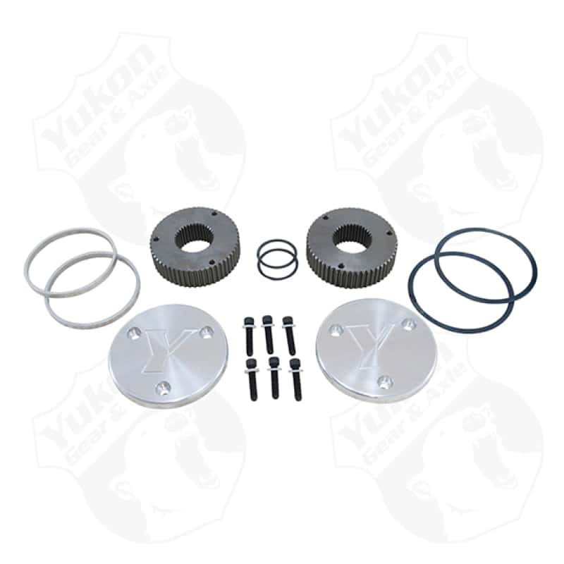 Yukon Gear & Axle — Yukon Gear Hardcore Drive Flange Kit For Dana 60 / 35 Spline Outer Stubs. Yukon Engraved Caps
Drive Flange Kit - view 2
