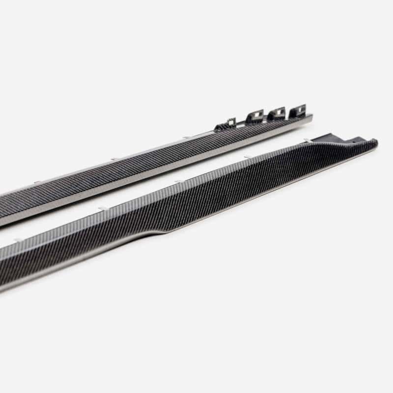 Anderson Composites — Anderson Composites 22-23 Cadillac CT5 Blackwing Type-ST Carbon Fiber Rocker Panel Extensions - view 3