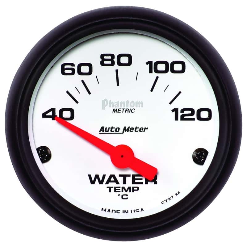 AutoMeter — Autometer Phantom 52mm 40-120 Deg C Electronic Water Temp Gauge
2" WATER TEMP, 40-12 - view 4