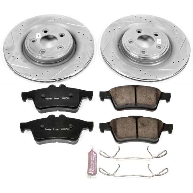 PowerStop — Power Stop 10-15 Jaguar XF Rear Z23 Evolution Sport Brake Kit - view 1