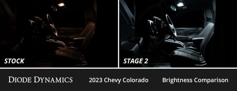 Diode Dynamics — Diode Dynamics 2023+ Chevrolet Colorado Interior LED Kit Cool White Stage 1 - view 3
