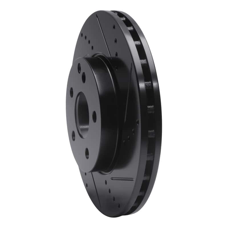 R1 Concepts — R1 03-09 Mercedes-Benz E350 Front Right Drilled & Slotted Black Brake Rotor
R1 Brake Rotor Drill - view 5