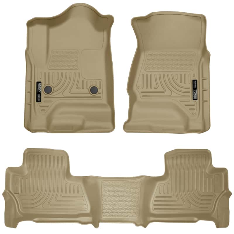 Husky Liners — Husky Liners 2015 Chevy/GMC Suburban/Yukon XL WeatherBeater Combo Tan Front & 2nd Seat Floor Liners
Floor Liners - view 1