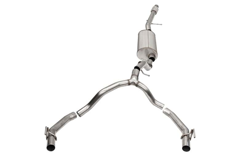 CORSA Performance — Corsa 2021-2025 Cadillac Escalade ESV 6.2L Dual Rear 3.5/2.75in Sport Cat-Back Uses Factory Bezels
Exhaust - view 2