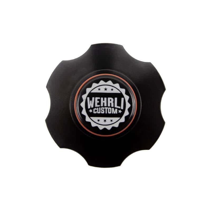 Wehrli — Wehrli 98.5-23 Cummins Billet Aluminum Black Anodized Oil Fill Cap
Cap Oil 98.5-24 Bk - view 2