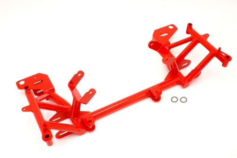 BMR Suspension — BMR 98-02 4th Gen F-Body K-Member w/ LS1 Motor Mounts and STD. Rack Mounts - Red
K-member - view 1
