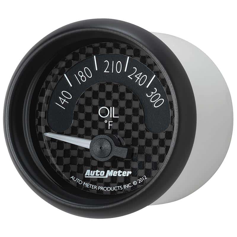 AutoMeter — Autometer GT Series 52mm Short Sweep Electronic 140-300 Deg F Oil Temperature
2-1/16" OIL TEMP, 14 - view 3