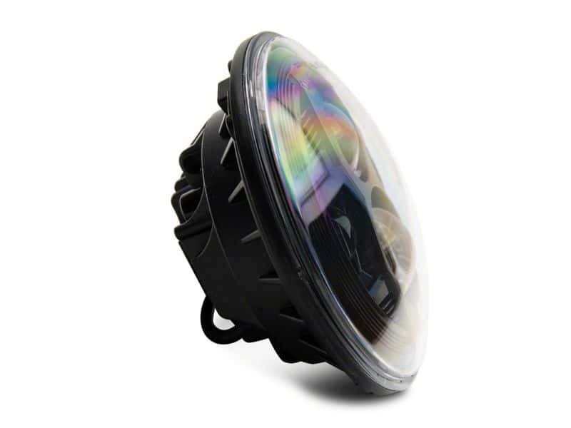 Raxiom — Raxiom 07-18 Jeep Wrangler JK 7-In LED Headlights- Blk Housing (Clear Lens)
Headlights - view 4
