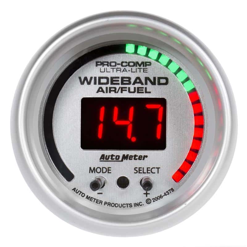 AutoMeter — Autometer Ultra-Lite 52mm Wideband Air/Fuel Gauge
2-1/16" WIDEBAND A/F - view 2