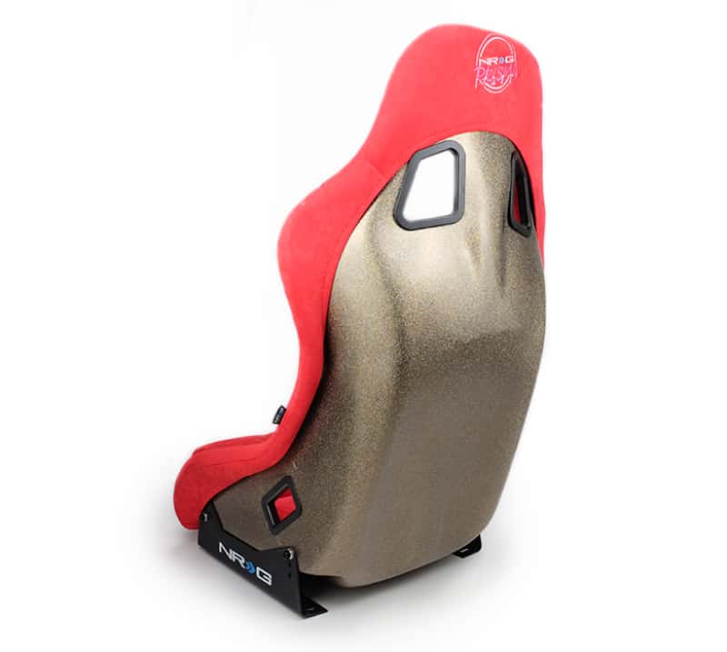 NRG — NRG FRP Bucket Seat ULTRA Edition - Medium (Red Alcantara/Pearlized Back) - view 6
