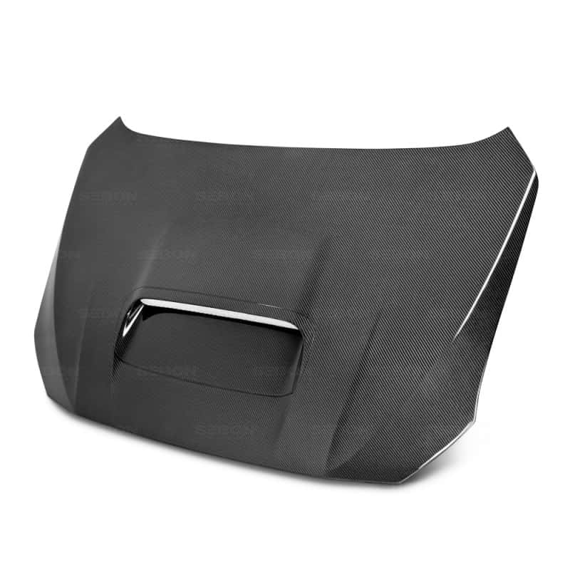 Seibon — Seibon 2015 Subaru WRX/STI OEM Style Carbon Fiber Hood - view 1