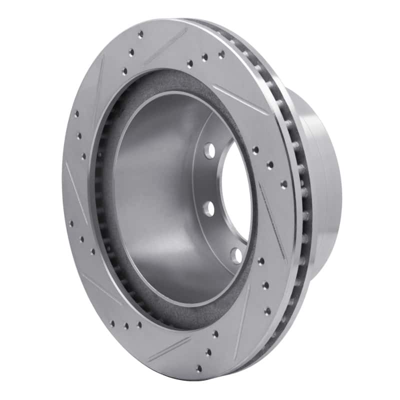 R1 Concepts — R1 03-08 Dodge Ram 4000 (Mexico) Rear Right Drilled & Slotted Silver Brake Rotor
R1 Brake Rotor Drill - view 4