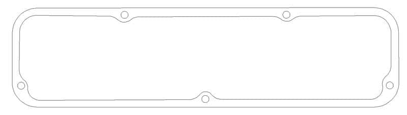Cometic Gasket — Cometic Ford FE V8 .188in Fiber Valve Cover Gasket
Valve Cover Gasket - view 1