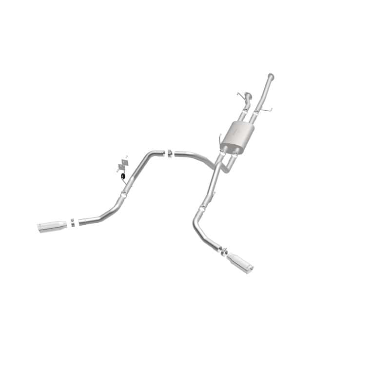 Magnaflow — MagnaFlow Cat-Back 10-15 Toyota Tundra SC LB / CC SB 4.6L/5.7L V8 SS 2.5 Dual Split Rear 4in Tip
Cat-Back - view 23
