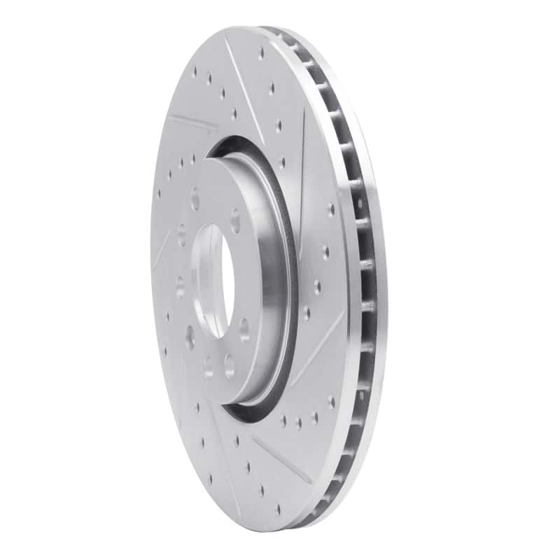 R1 Concepts — R1 99-10 Chevrolet ASTRA (Mexico) Front Right Drilled & Slotted Silver Brake Rotor
R1 Brake Rotor Drill - view 2