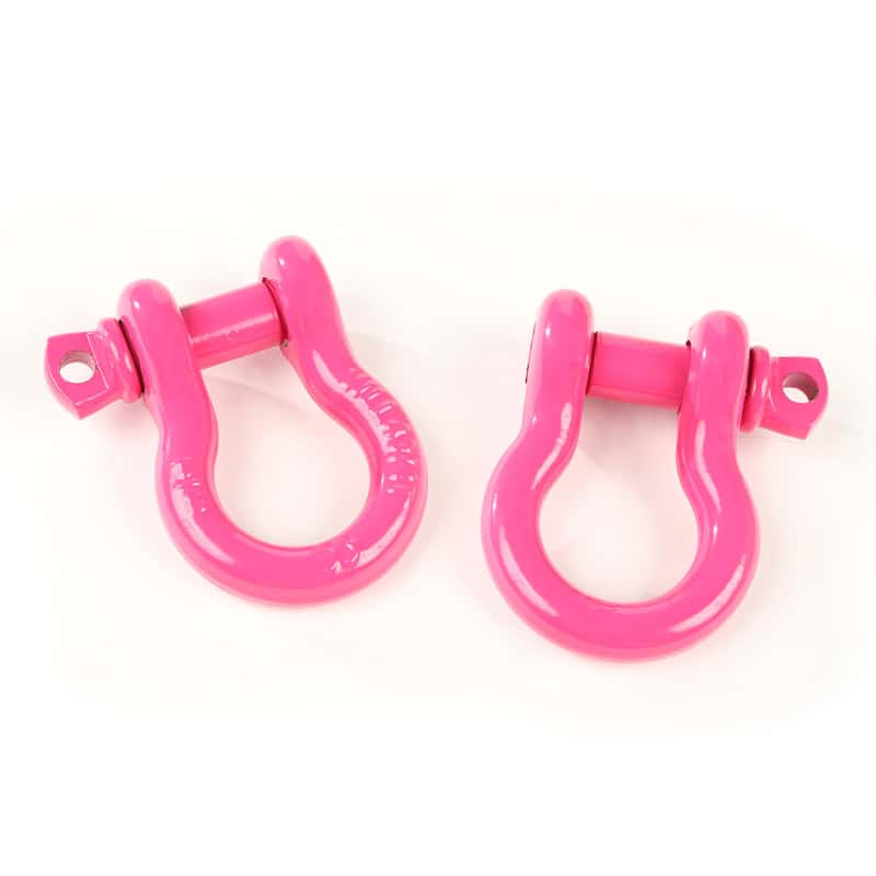 Rugged Ridge — Rugged Ridge Pink 3/4in D-Ring Shackles
D-Ring Shackle Kit
D-Ring - view 2
