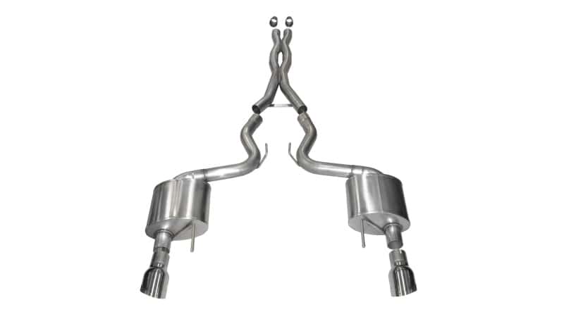 CORSA Performance — Corsa 2015-2017 Ford Mustang GT 5.0 3in Cat Back Exhaust Polish Dual 4.5in Tip (Xtreme)
Exhaust - view 5